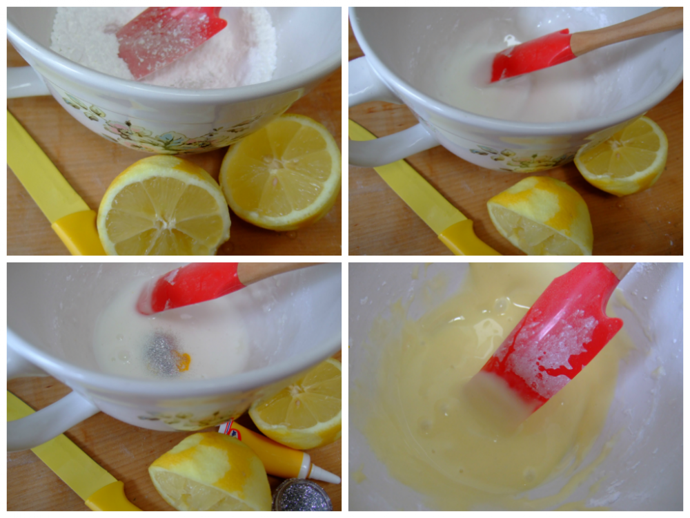 Lemon icing
