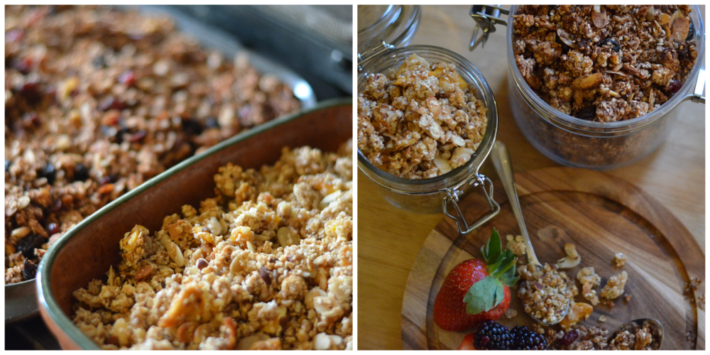 Baked granola