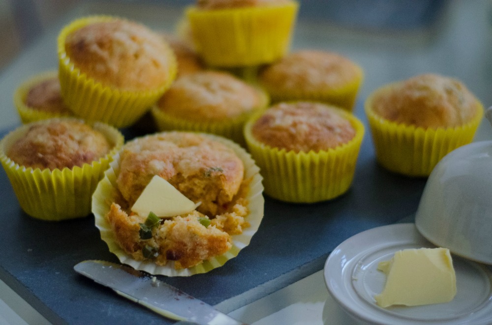 chilli cheddar muffins